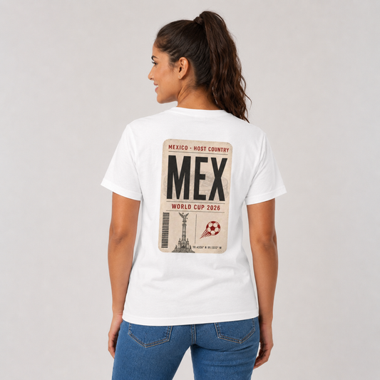 FWC 26 World Cup Host Countries Tee — Soccer Mexico Tag Graphic Cotton Shirt
