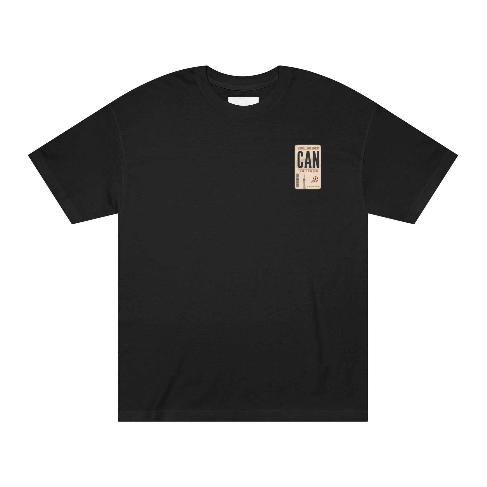FWC 26 World Cup Host Countries Tee — Soccer CANADA Tag Graphic Cotton Shirt
