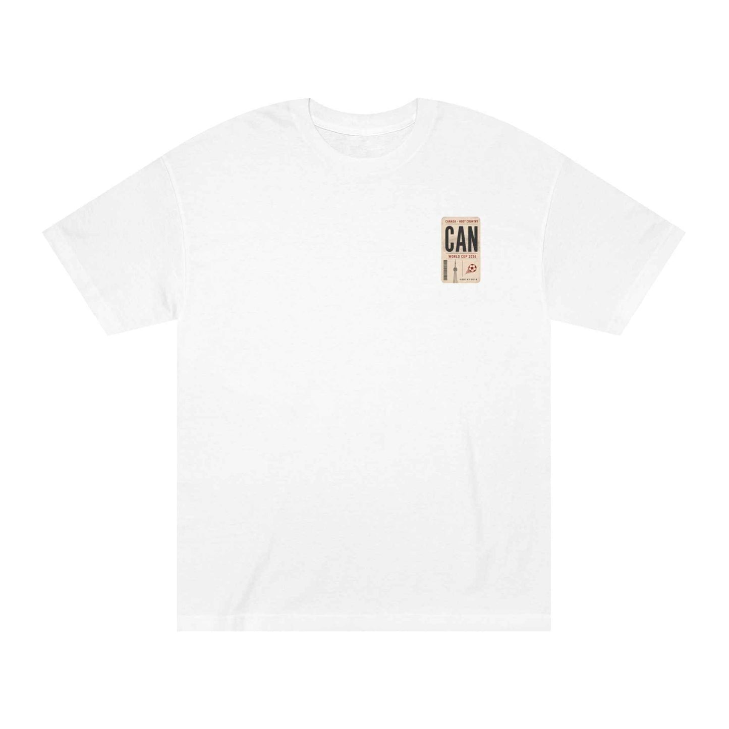 FWC 26 World Cup Host Countries Tee — Soccer CANADA Tag Graphic Cotton Shirt