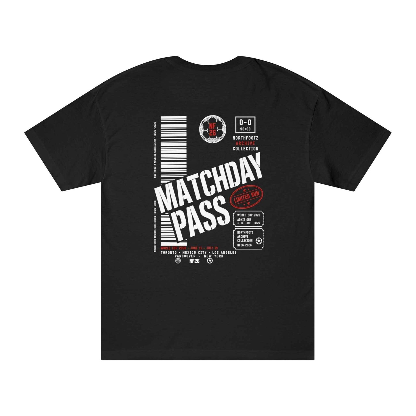 FWC 26 Matchday Ticket T‑Shirt — Soccer Fan Tee