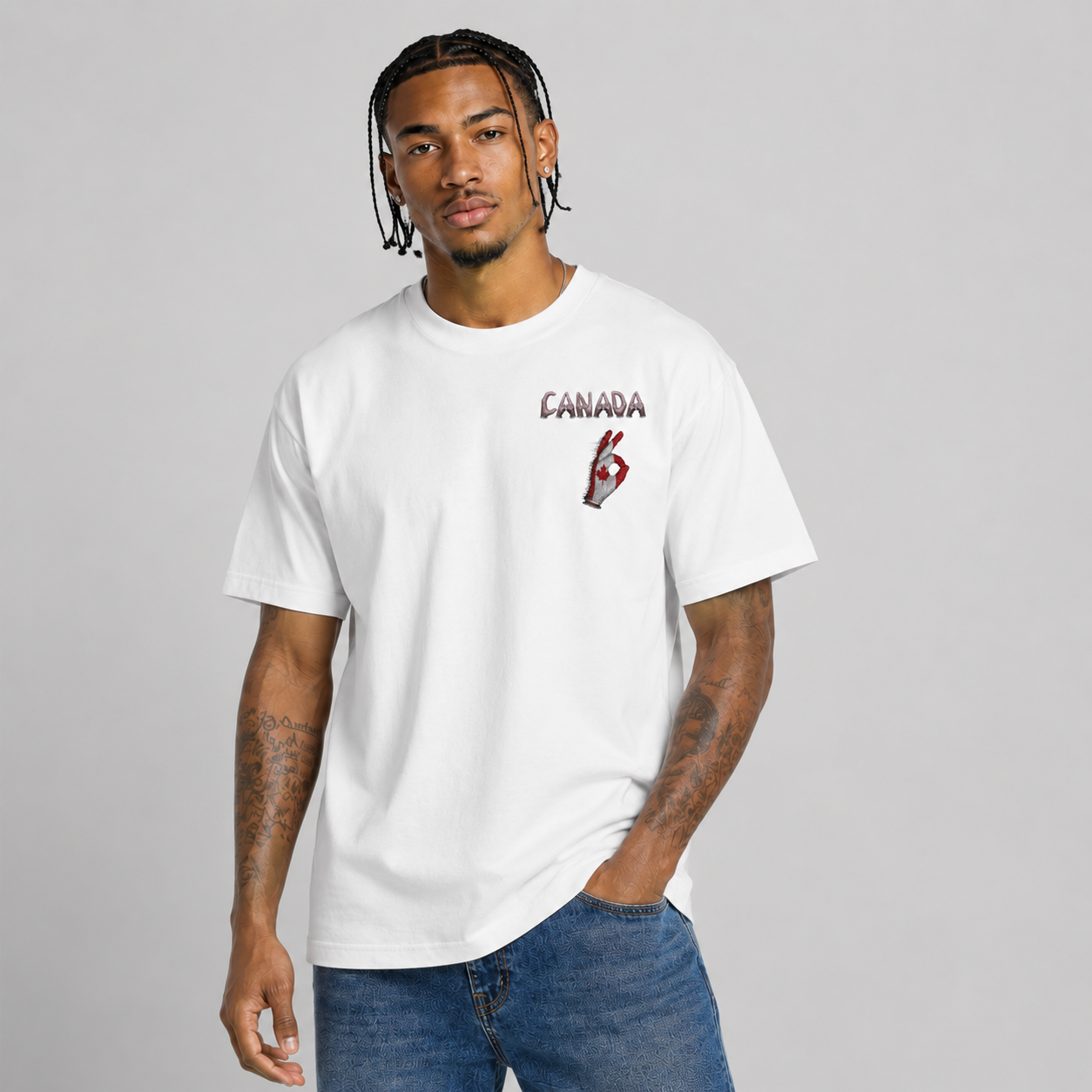 FWC 26 Iceman Glove Tee — Canada Flag T-Shirt