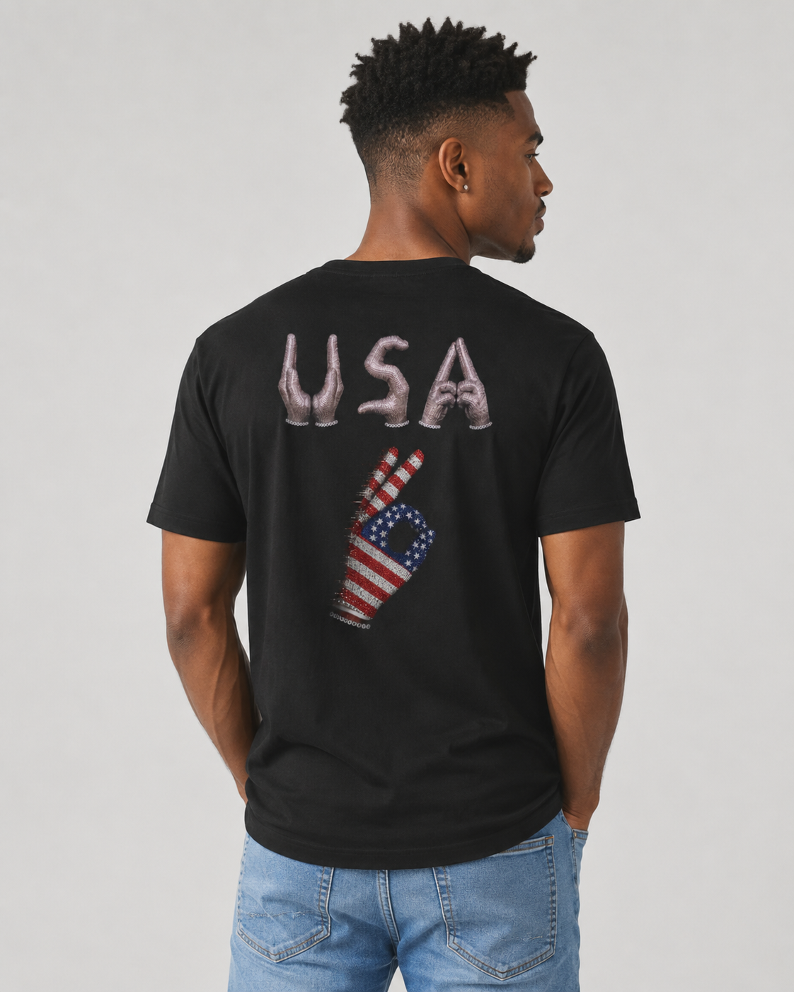 FWC 26 World Cup Iceman Glove Tee — USA Flag T-Shirt