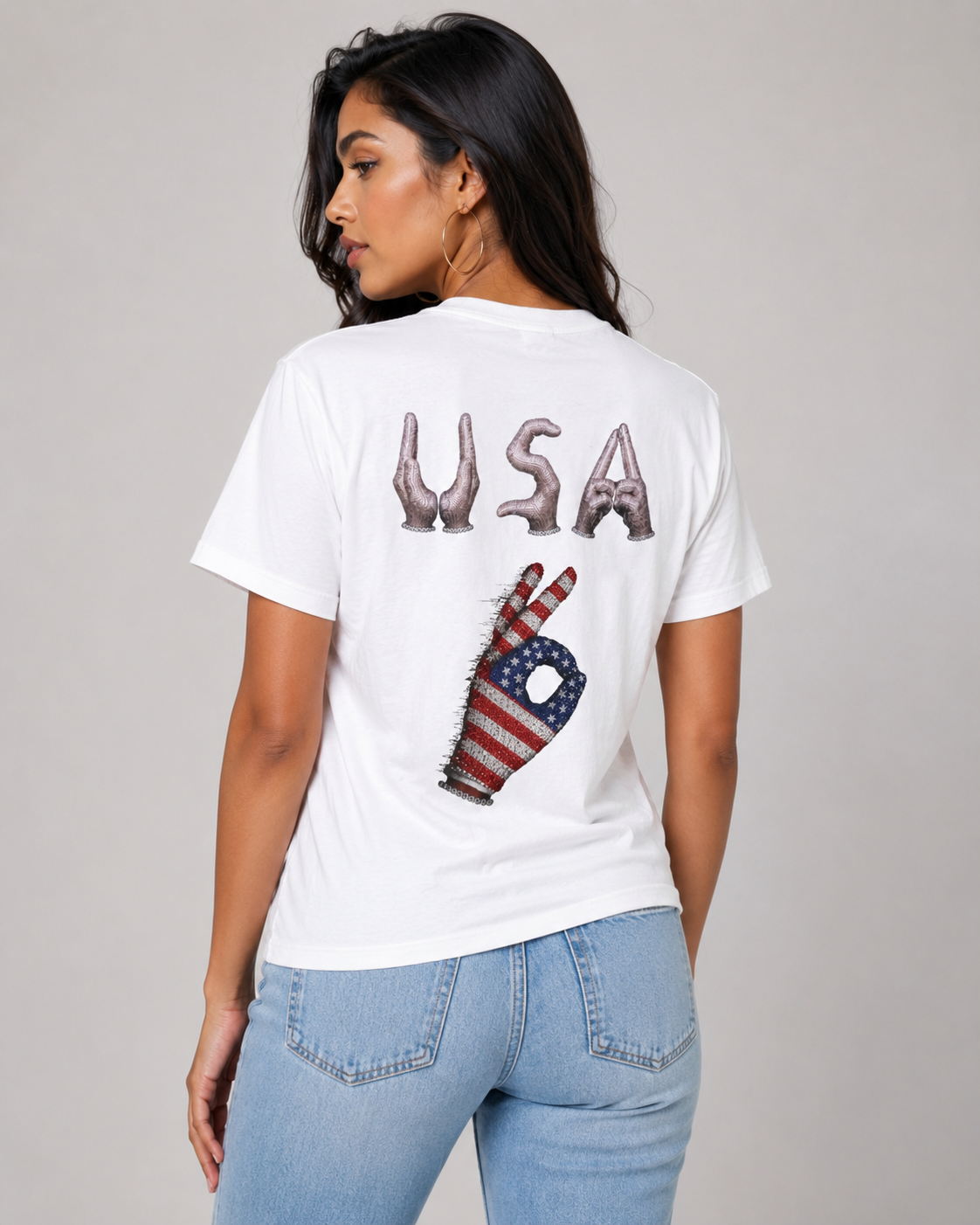 FWC 26 World Cup Iceman Glove Tee — USA Flag T-Shirt
