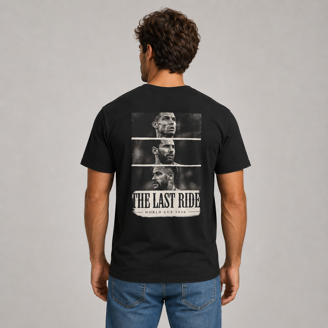 FWC 26 Legends Tee — Ronaldo, Messi & Neymar Last World Cup Cotton Shirt