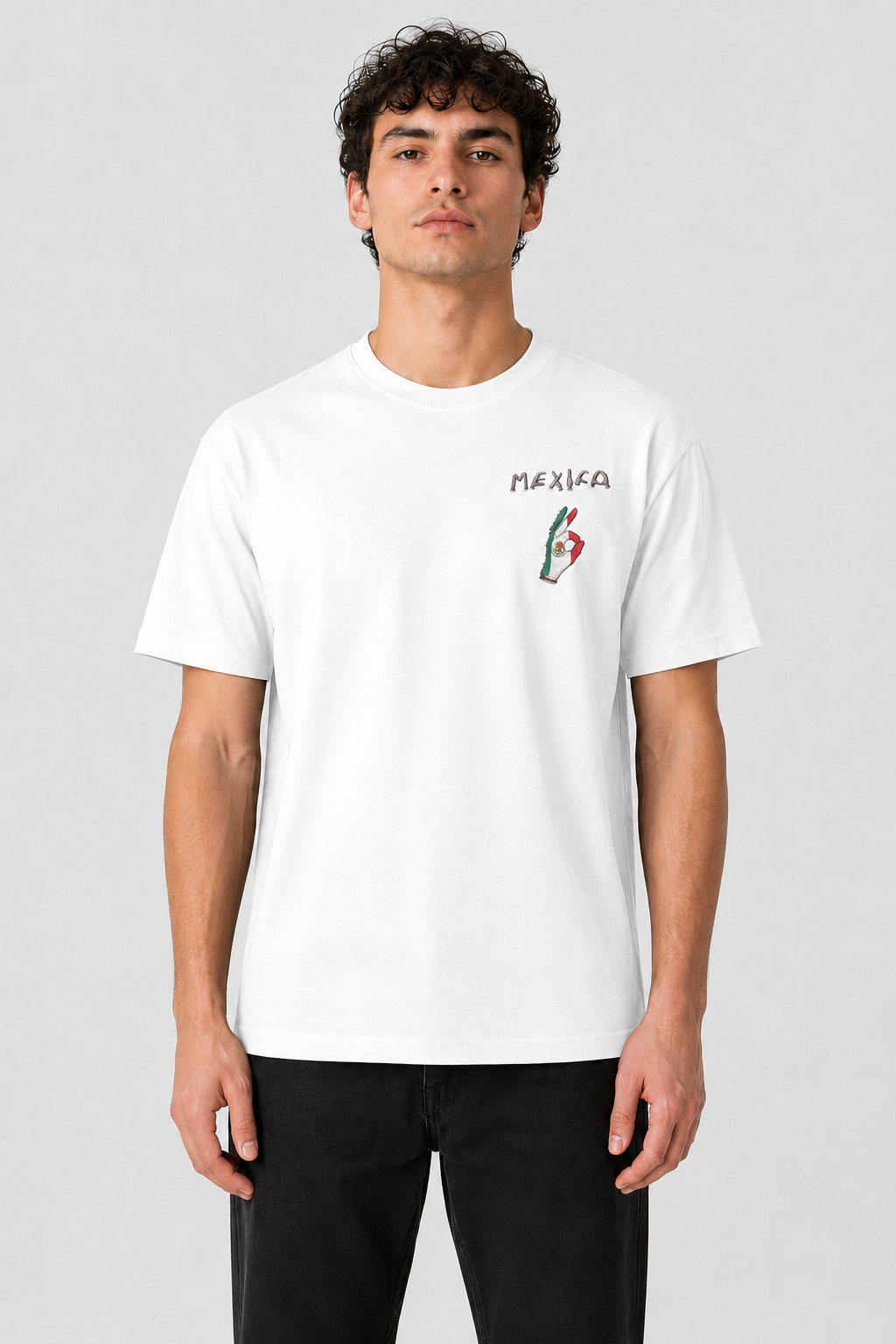 FWC 26 Iceman Glove Tee — MEXICO Flag T-Shirt