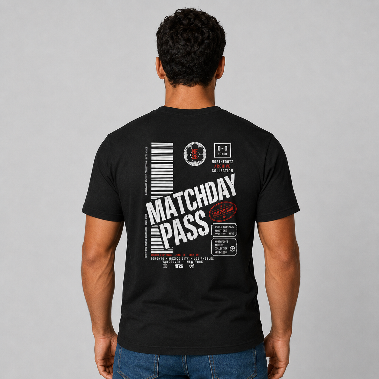 FWC 26 Matchday Ticket T‑Shirt — Soccer Fan Tee