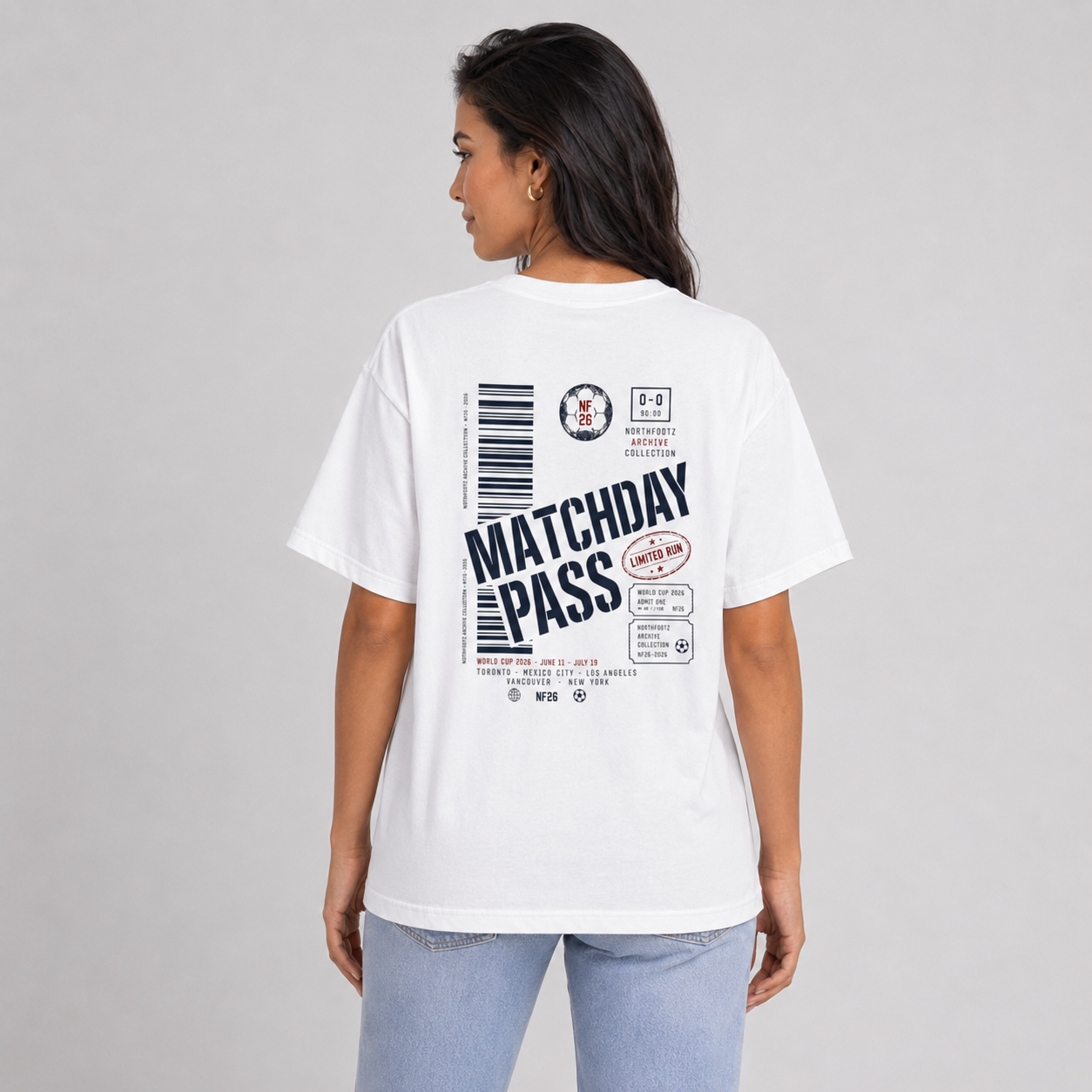 FWC 26 Matchday Ticket T‑Shirt — Soccer Fan Tee