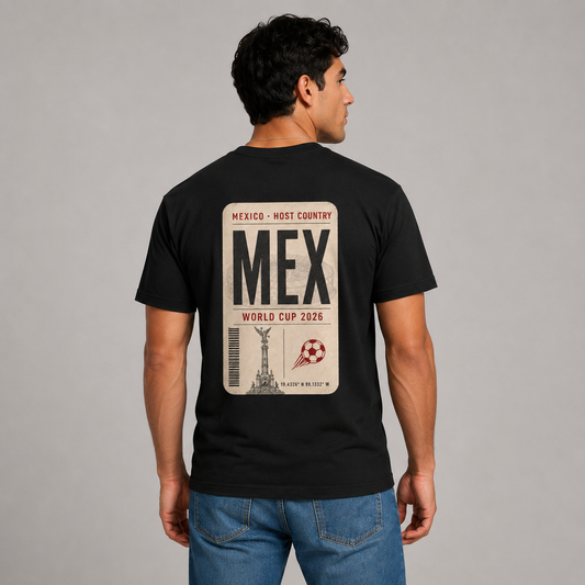 FWC 26 World Cup Host Countries Tee — Soccer Mexico Tag Graphic Cotton Shirt