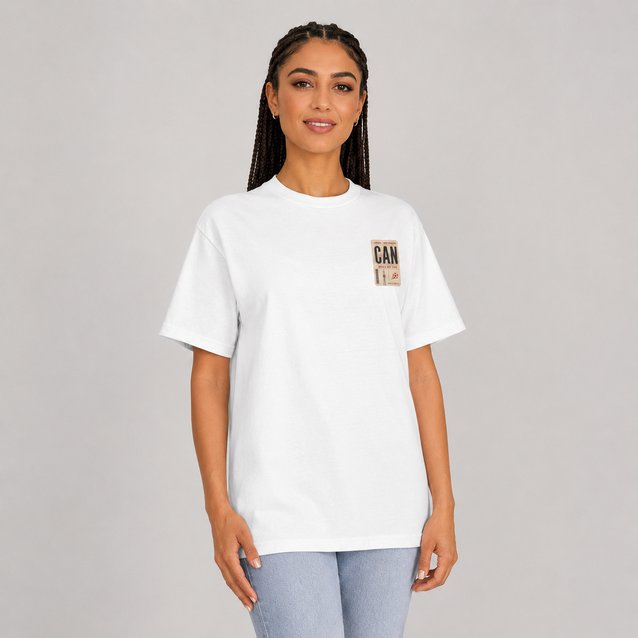 FWC 26 World Cup Host Countries Tee — Soccer CANADA Tag Graphic Cotton Shirt