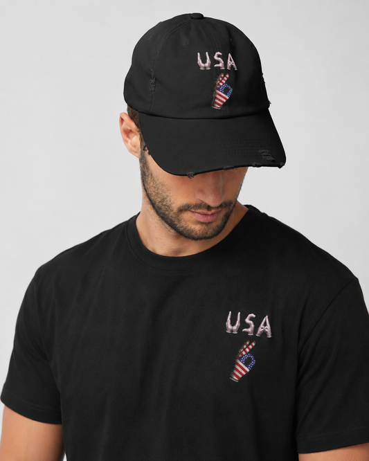 FWC 26 Iceman Glove Hat — USA Flag Hat
