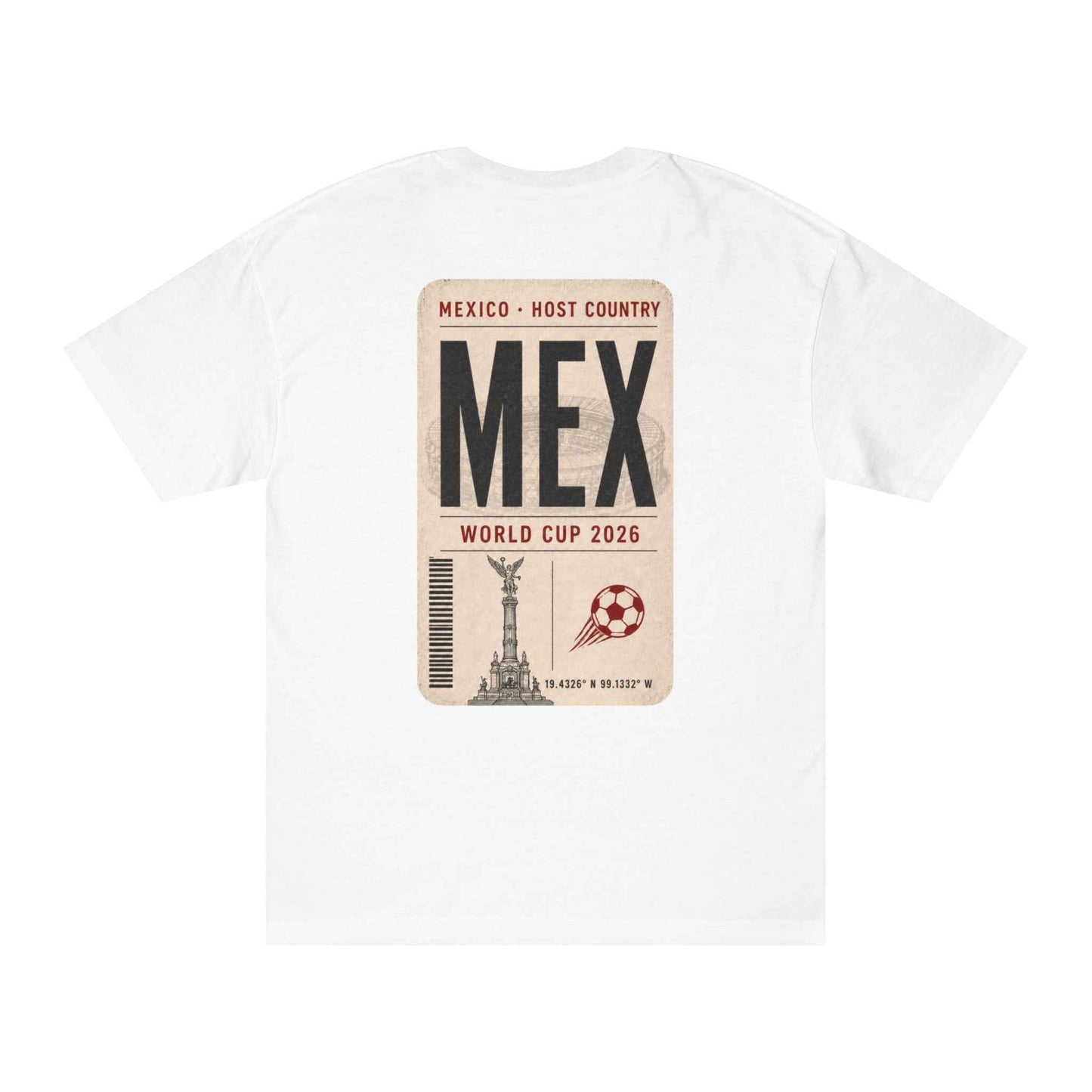 FWC 26 World Cup Host Countries Tee — Soccer Mexico Tag Graphic Cotton Shirt
