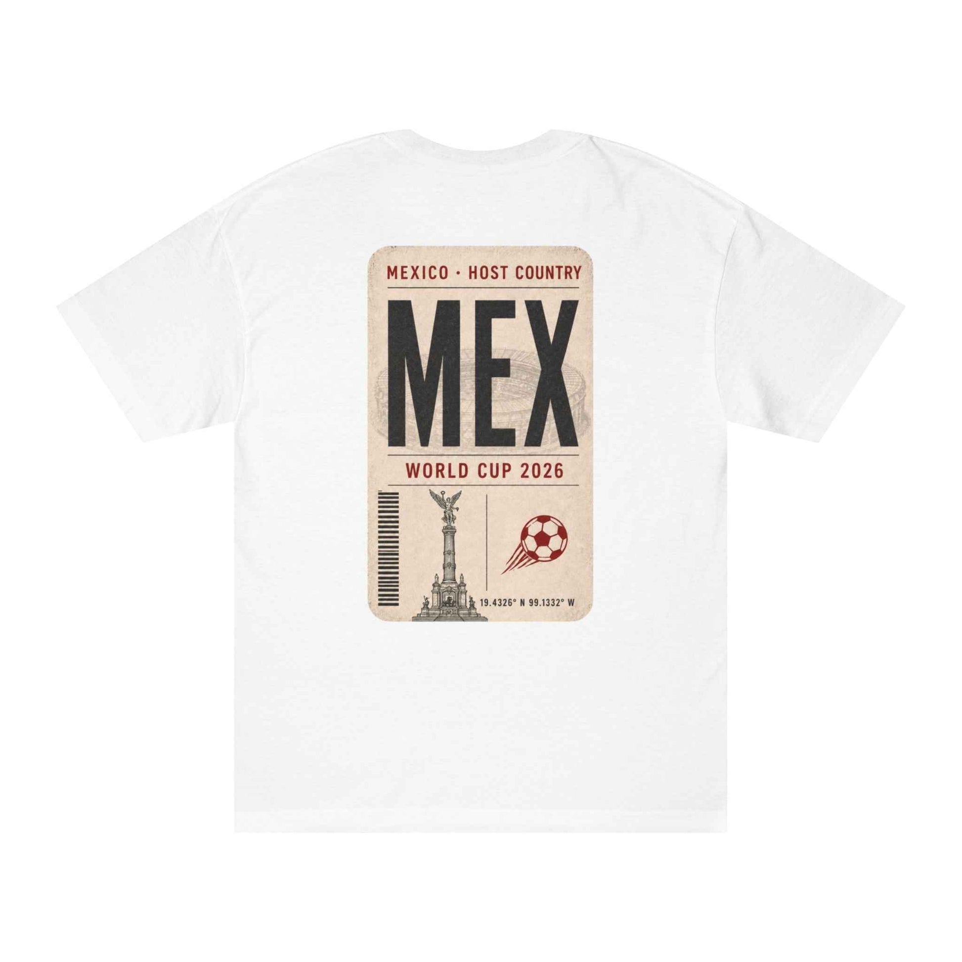 FWC 26 World Cup Host Countries Tee — Soccer Mexico Tag Graphic Cotton Shirt