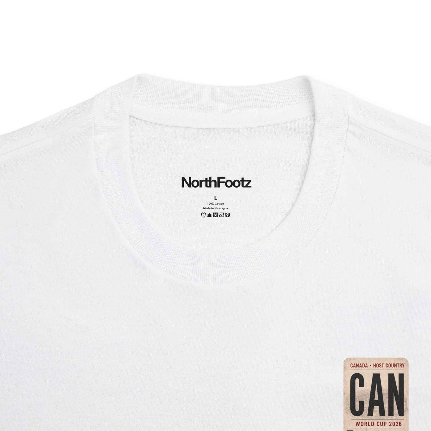 FWC 26 World Cup Host Countries Tee — Soccer CANADA Tag Graphic Cotton Shirt