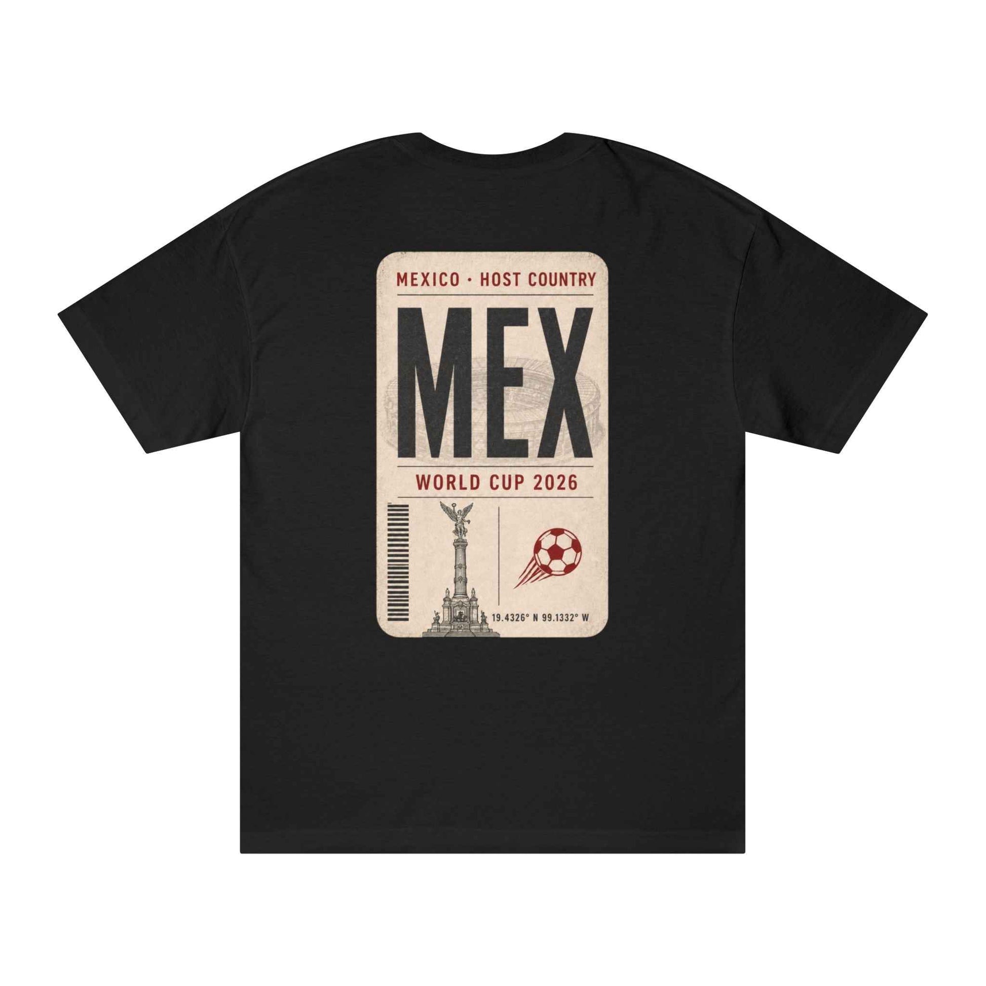 FWC 26 World Cup Host Countries Tee — Soccer Mexico Tag Graphic Cotton Shirt